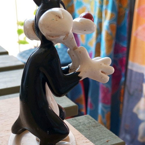 Sylvester Cat Figure Warner Bros Deagostini collectible like new 90s