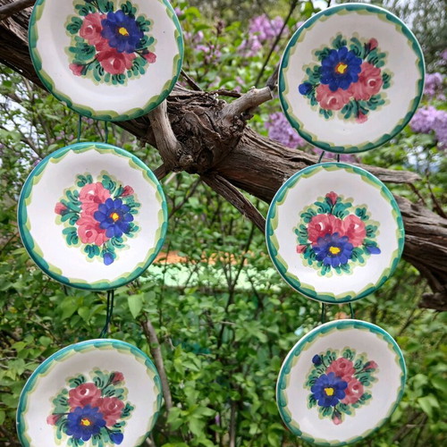 Wall plates like new, set of 6 decorative