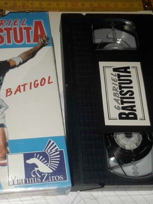 Gabriel Batistuta Batigol VHS video tape like new, dubbed