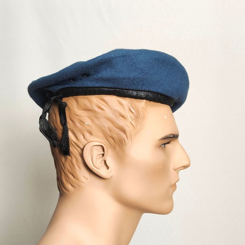 Set of 2 Blue Navy Military Berets like new, adjustable