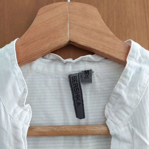 Women's beach shirt used, size M, white