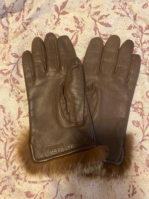 Mad Hat Brown Leather Gloves Like New