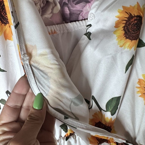 Shein floral dress with sunflowers, size M