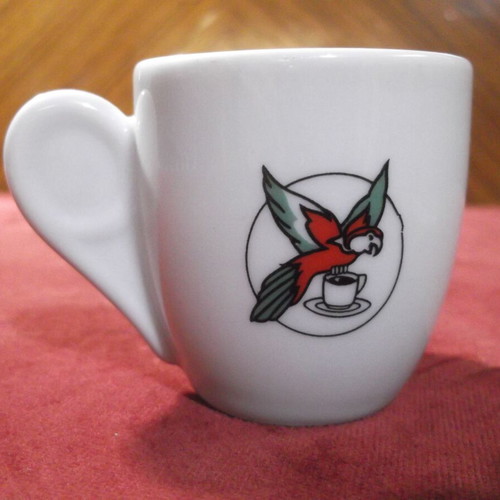 Vintage Ionia Hellas Loumidis Papagalos Coffee Cup like new