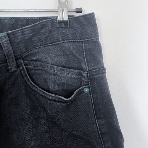 Bershka Straight Pant used, size EUR 42, black pants