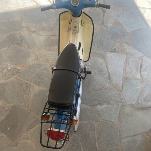 Honda C50 moped used, 50cc, semi-automatic, blue