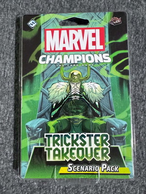 Marvel Champions LCG Trickster Takeover Scenario Pack, sealed cards