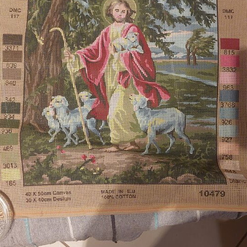 Canvas embroidery kit new