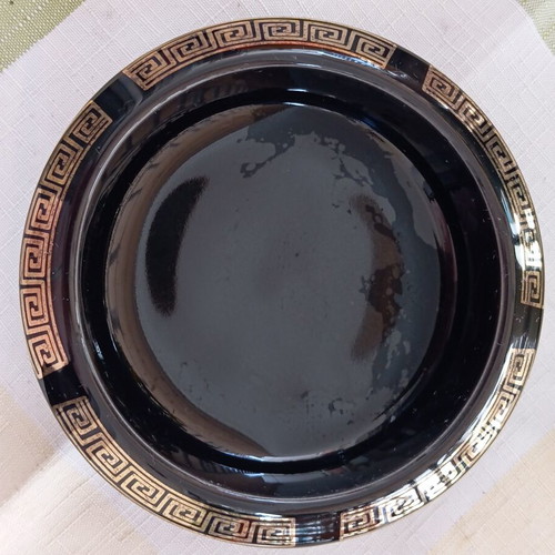 Vintage jewelry box handmade with 24K gold, like new