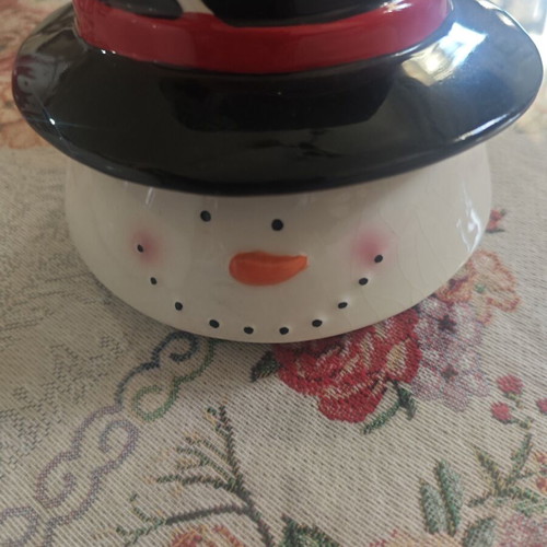 Christmas cookie jar like new