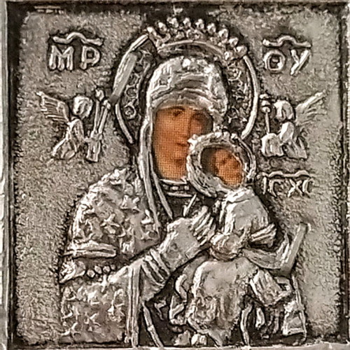 Mini double icon used, The Blessing of Tinos