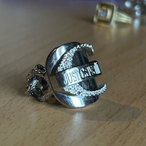 Just Cavalli ring like new, size 48, silver