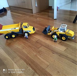 Playmobil τρακτέρ και φορτηγό