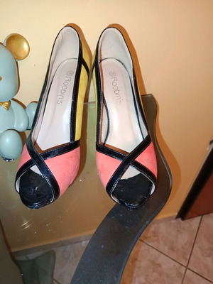 Color Block Γόβες Peep-toe – Νούμερο 39 (Roobin's)