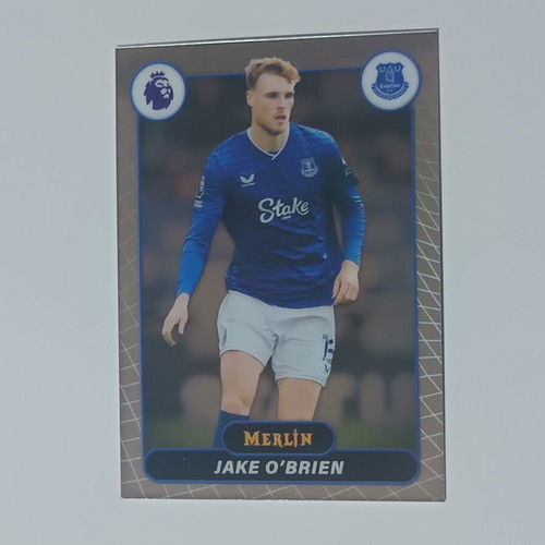 Topps Merlin 2026 Jake O'Brien Everton Football Card mint