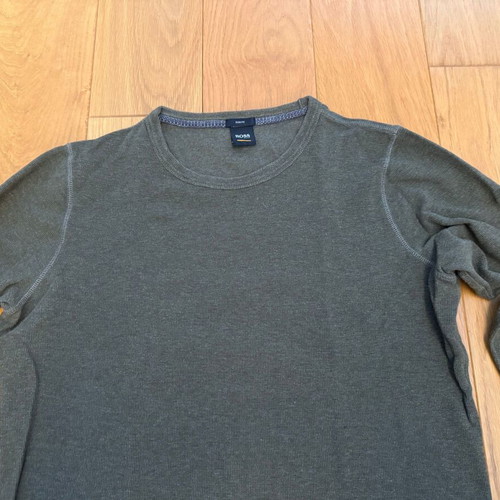 Boss men's green pullover like new, size XL