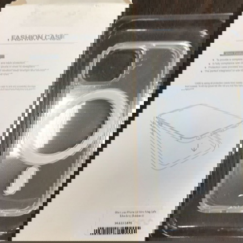 Καινούργια Θήκη iPhone 13 Mini Mag Safe Back Cover Σιλικόνης (διάφανο)