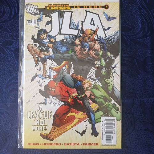 JLA #119 like new, Identity Crisis tie-in