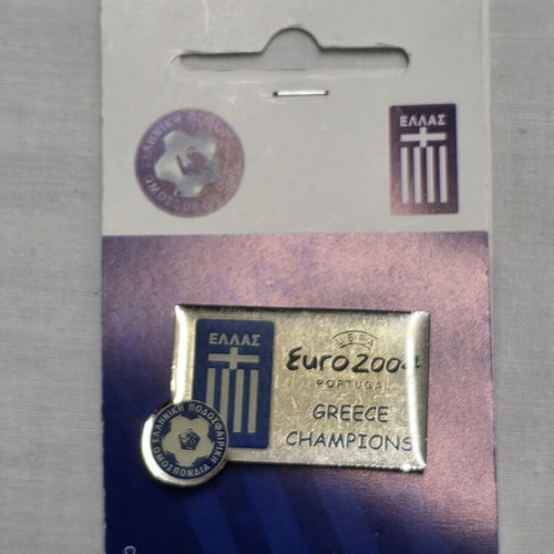 Euro 2004 Champions Greece значка нова, официална EPO лимитирана серия