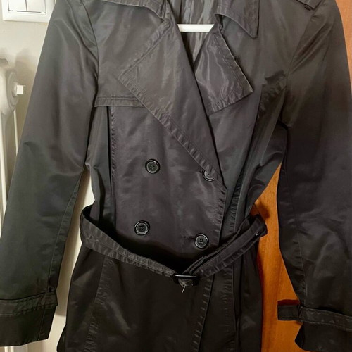 ZARA short trench coat used, black size S