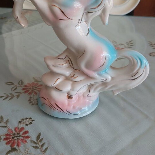 Decorative porcelain horse 24 cm height like new