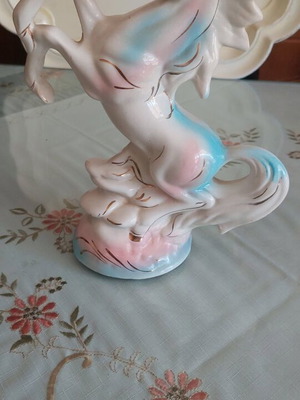 Decorative porcelain horse 24 cm height like new