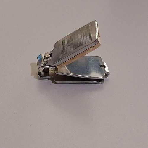 Mini Nail Clipper Keychain Used, Playing Card Shape