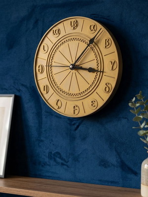 Ρολόι τοίχου σε αρχαίο ελληνικό σχέδιο καινούργιο