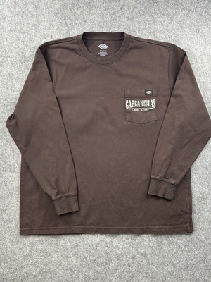 Dickies Carcanchas Car Club graphic brown long sleeve shirt 2XL