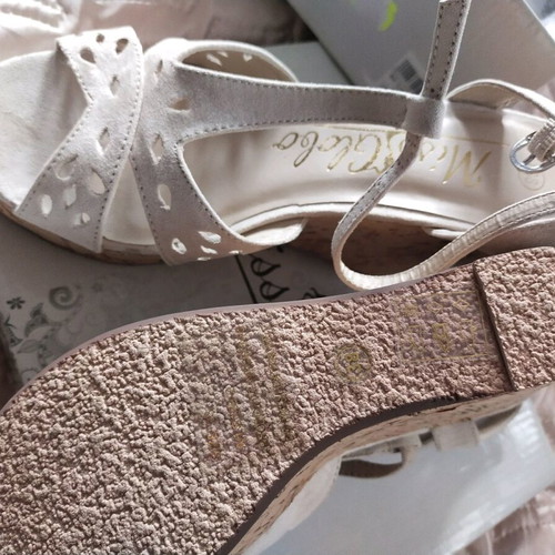 Women's new platform sandals size 38, Italian