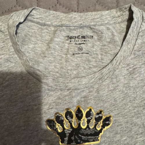 Juicy Couture T-shirt gray like new, size M
