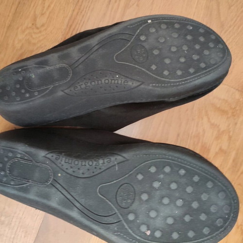 Parex velvet slippers used size 38 black