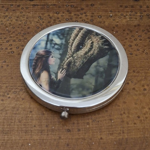 Nemesis Now dragon compact mirror used with dragon design