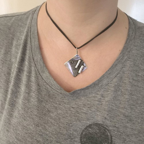 Silver 1000 handmade pendant like new