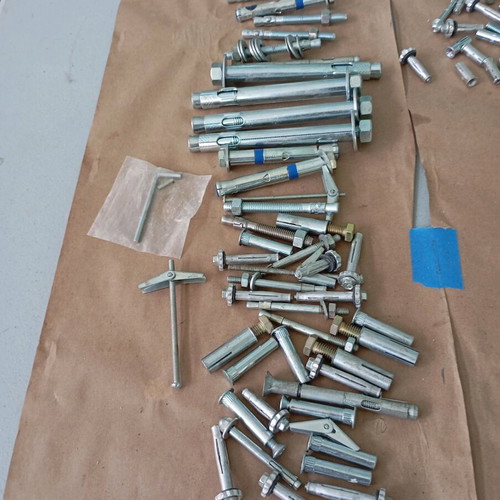 Bolts new with nuts, anchors and washers