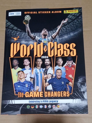 Panini World Class Game Changers 2024 empty sticker album German Austrian edition