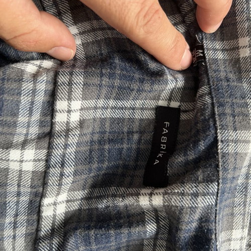 Flannel shirt used, multicolor, size M, autumn winter