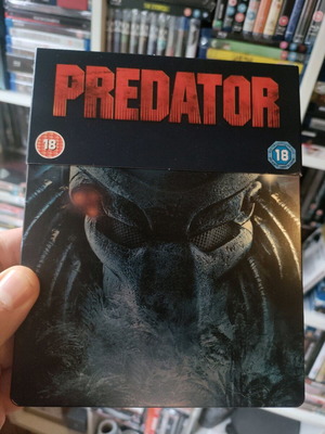 Predator Blu-Ray steelbook like new with Greek subtitles