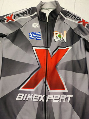 Μπλούζα ποδηλασίας Bike Expert με φερμουάρ XXL