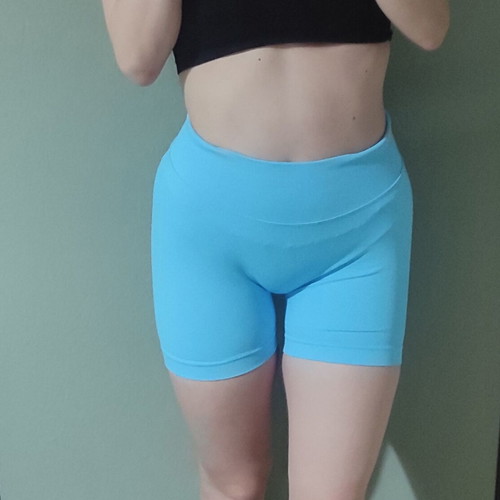 Shein sports shorts-leggings new, blue, size M
