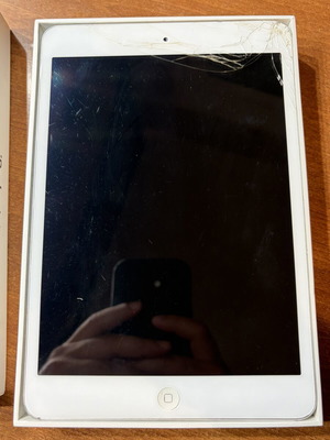 iPad Mini White 16 Gb used with broken screen