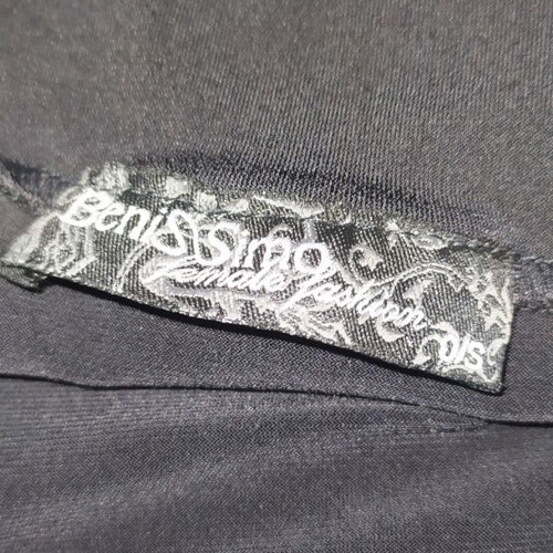 Black evening dress with rhinestones like new, size S