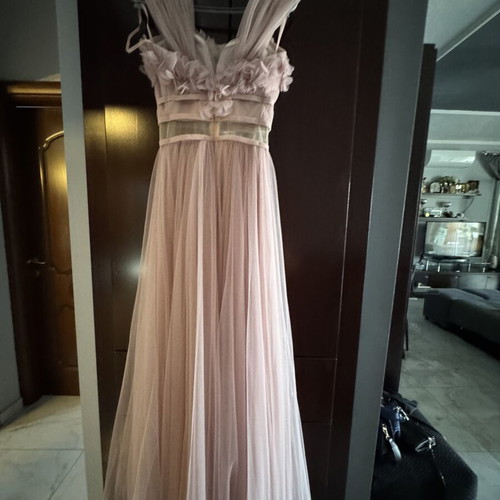 Evening dress long pink size XS like new