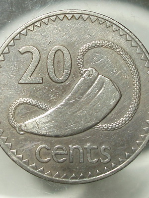 Νόμισμα Fiji 20 cents μεταχειρισμένο, 1969-1985