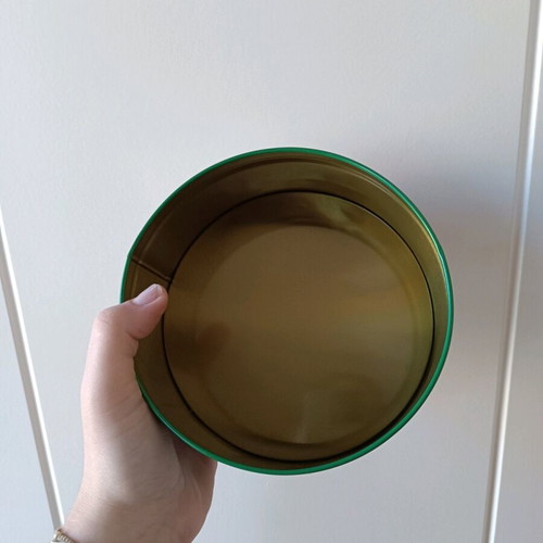 Christmas iron box with lid like new