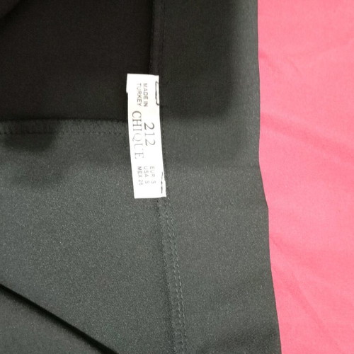 Women's set pants and top with straps new, black and silver