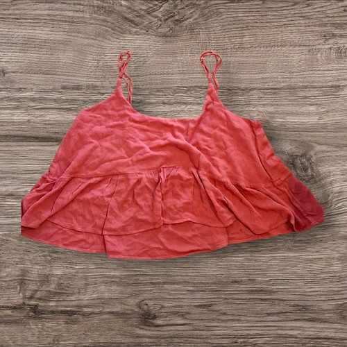 Pink Woman women's crop top like new, size L, pink