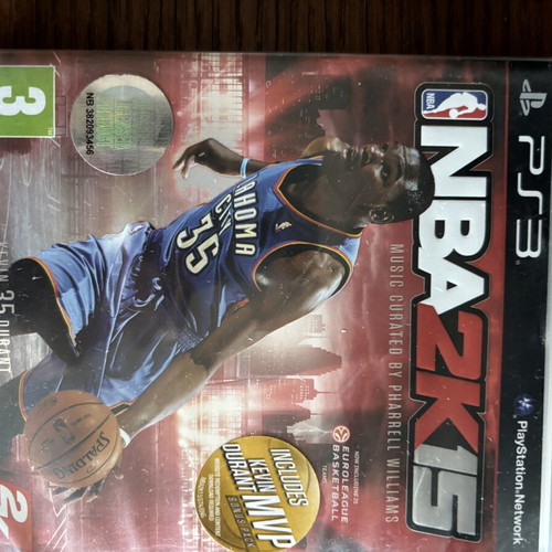 NBA 2K15 PS3 game like new, with case and manual