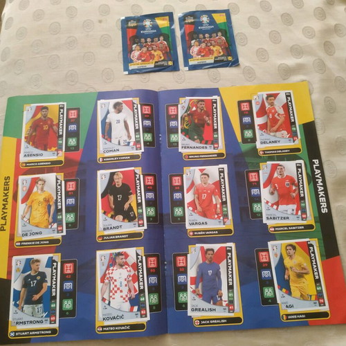 Euro 2024 album complete with 2 bonus packets