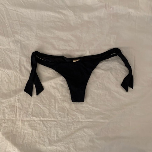 Maa Boo Brazilian black bikini bottom like new, Brazilian cut